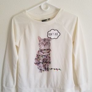 Long Sleeve Cat Sweater